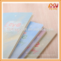 Cuaderno hermoso de la cubierta del cielo azul, cuaderno de la muchacha de China, libreta de papel